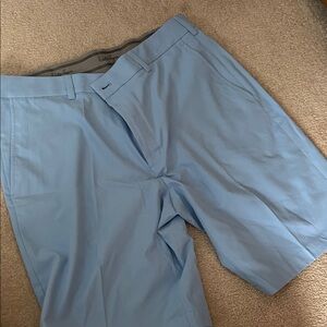 Walter Hagen Sky Blue Men's Flat Front Shorts